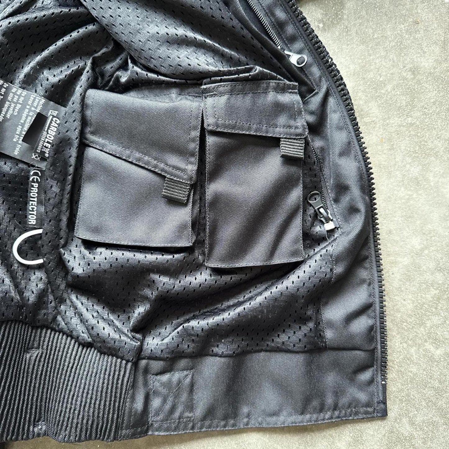 Opium Black Tactical Biker Mesh Jacket With Secret Pockets [COPY]