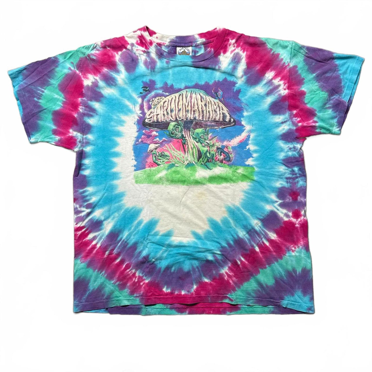 Shroomarama 1991 Tie Dye Physcheledic Single Stitch T-Shirt [COPY]