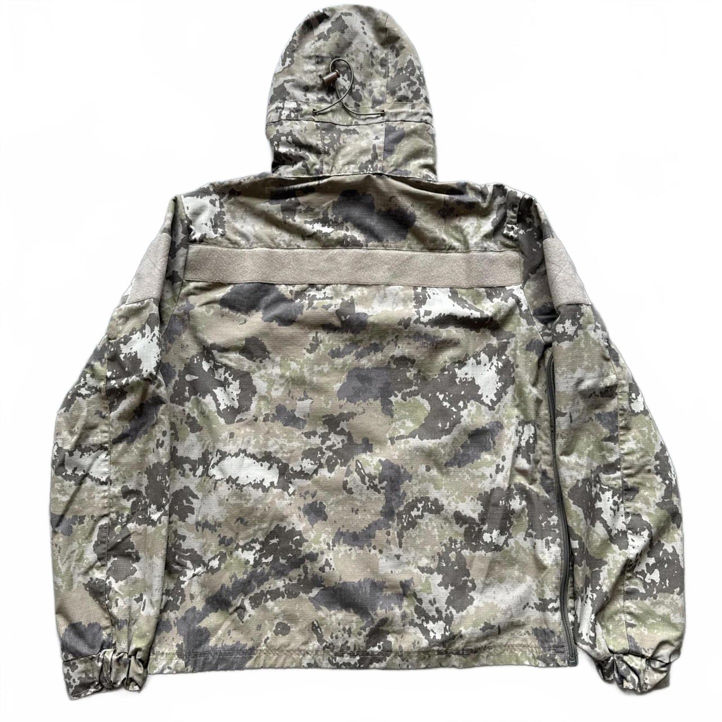 Camo Tactical Windbreaker Jacket With Hood, Zipper & Velcro [COPY]