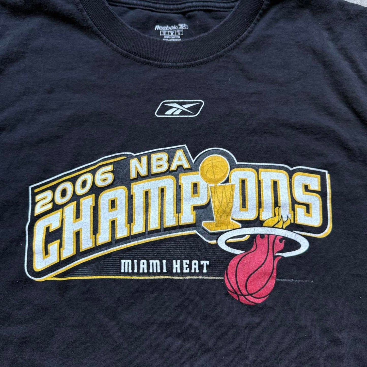 Reebok Miami Heat “Champions” 2006 Sports Graphic T-shirt [COPY]