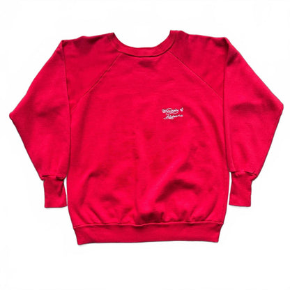 University Of Alabama Red Crewneck With Embroidered Logo 90s [COPY]