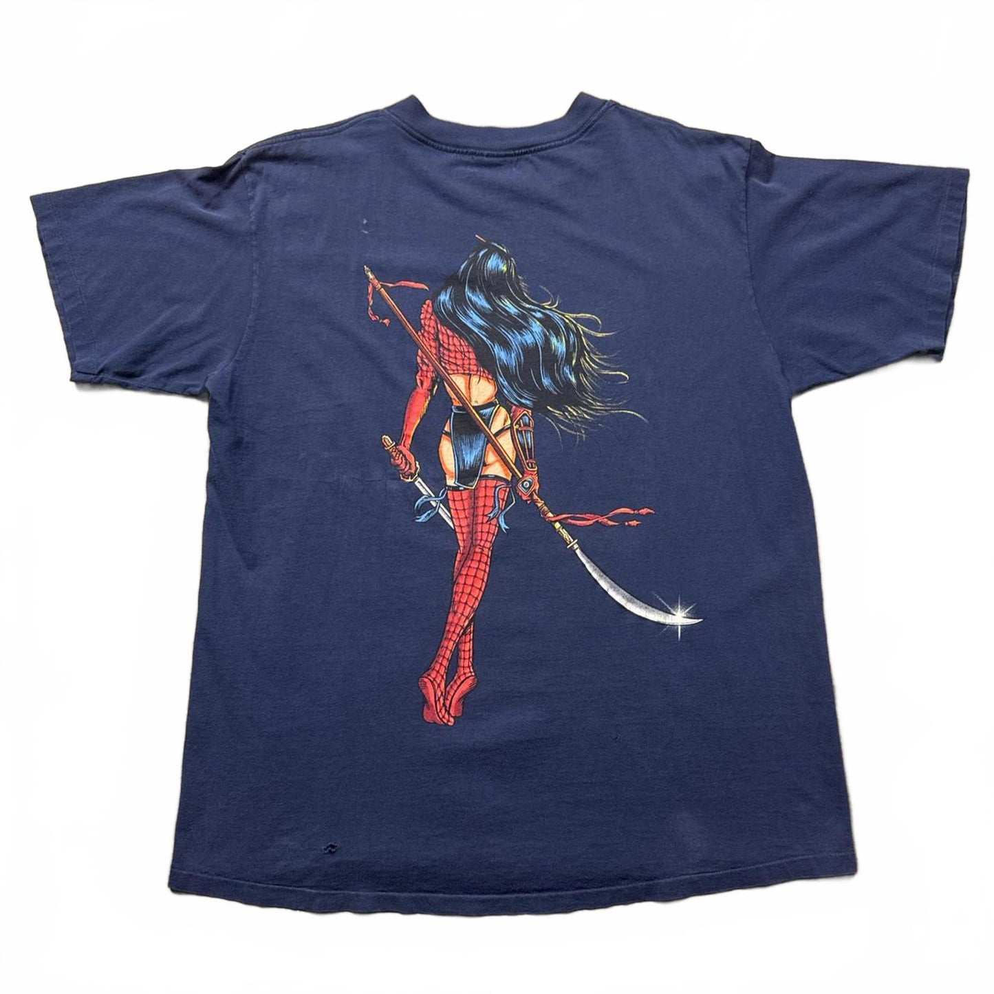 Shi Lady Death Crusade Comics 1997 Vintage Ninja T-Shirt  [COPY]