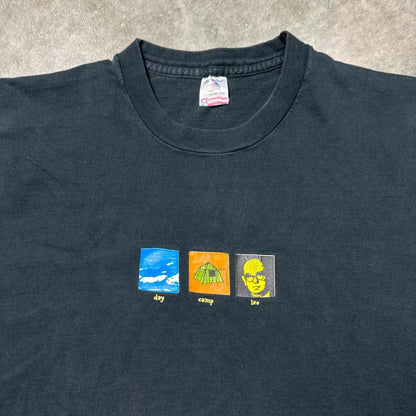 Black vintage 90s Streetwear Fruit Of The Loom T-Shirt [COPY]