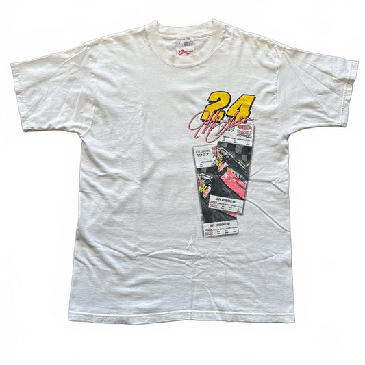 Jeff Gordon Vintage Nascar 1998 NASCAR Race Ticket T-Shirt [COPY]