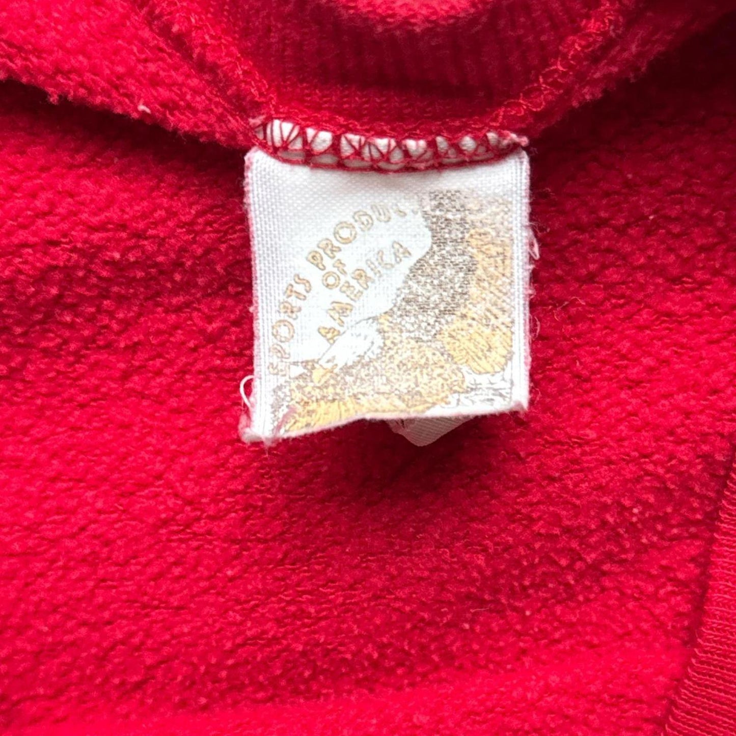 University Of Alabama Red Crewneck With Embroidered Logo 90s [COPY]