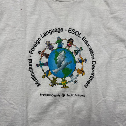 ESL Education 1990's Vintage Y2k Graphic T-Shirt [COPY]
