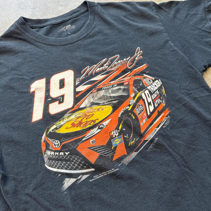 Vintage Y2k Faded Martin Truex Jr #19 NASCAR Graphic T-Shirt [COPY]