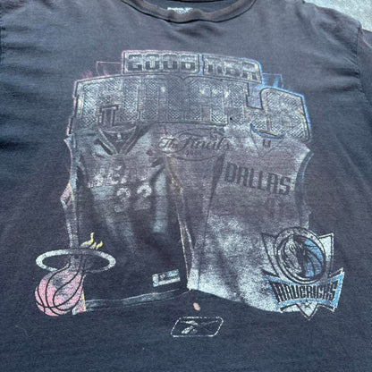 Reebok 2006 NBA Finals “Heat vs Mavericks” Graphic T-shirt  [COPY]
