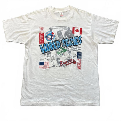 MBL Blue Jays Vs Braves 1992 "The First World Series" TShirt [COPY]