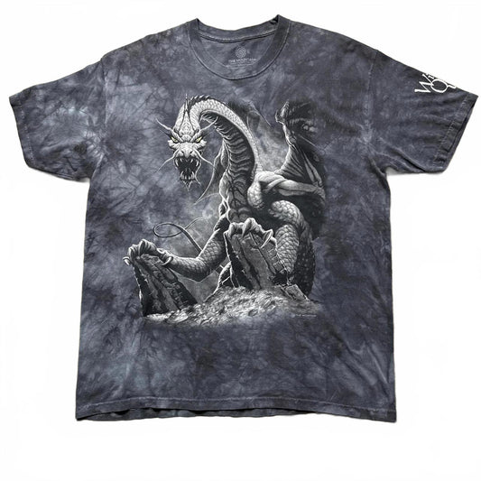 The Mountain Fantasy Jabberwocky Dragon Y2k 2001 T-Shirt [COPY]
