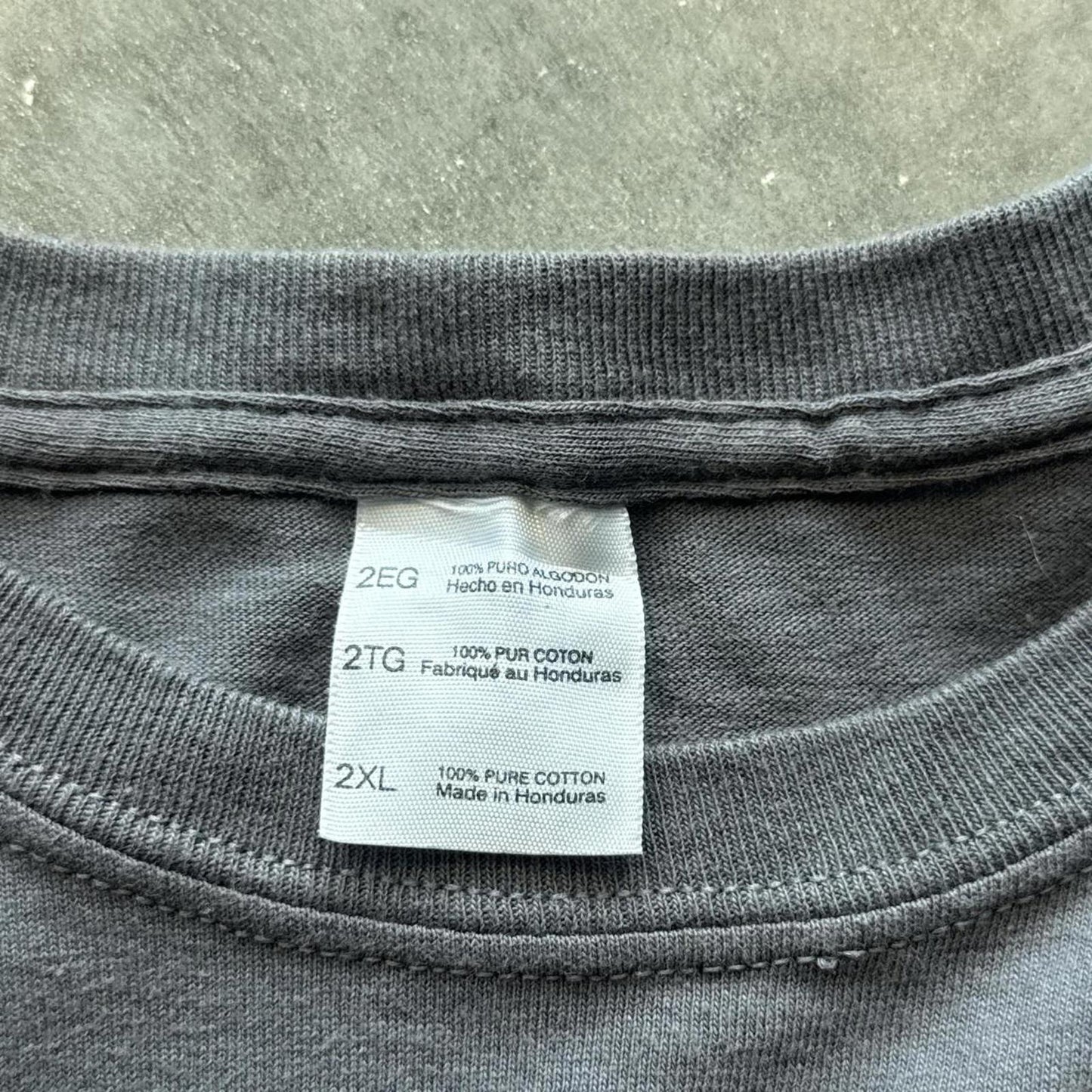 Jimi Hendrix Vintage Y2k 2007 Rock Music Faded Grey T-Shirt [COPY]