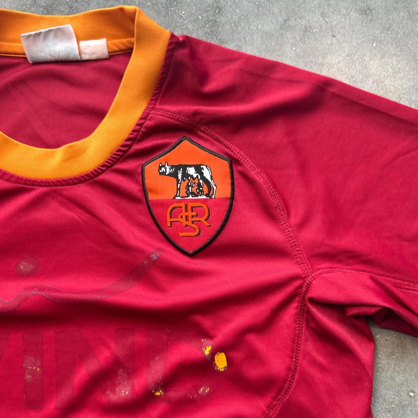AS Roma Italian Serie A Futbol/Soccer Red And Yellow Kit [COPY]
