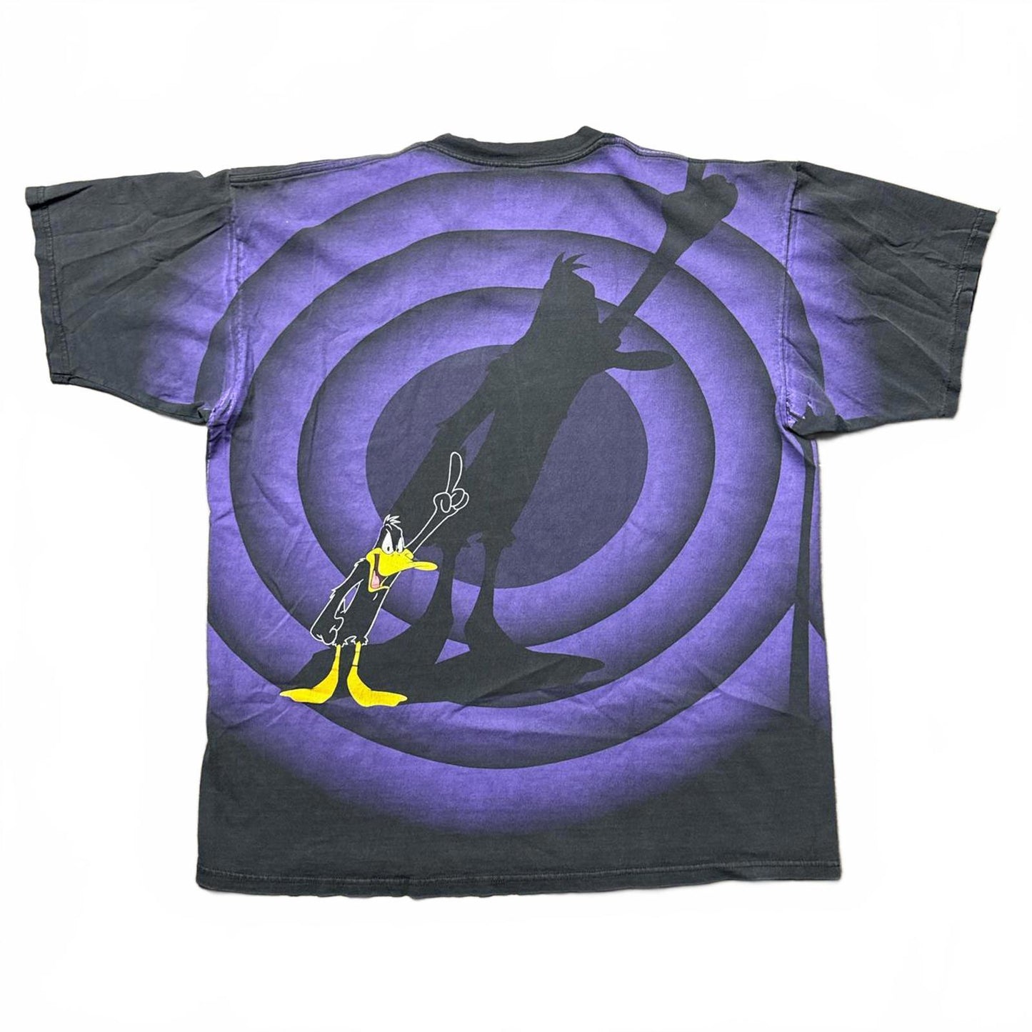 Looney Tunes Daffy Duck Purple All Over Print 1992 T-shirt  [COPY]