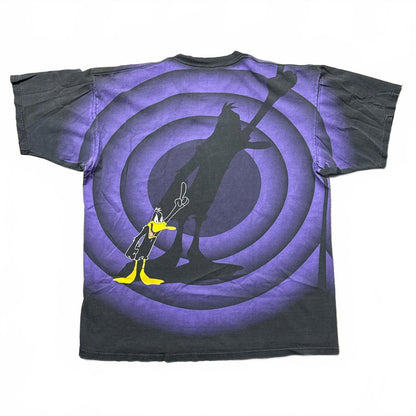Looney Tunes Daffy Duck Purple All Over Print 1992 T-shirt  [COPY]