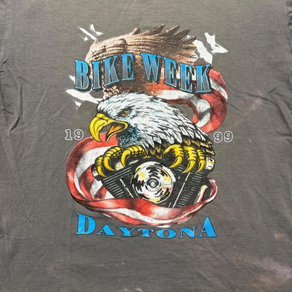 Daytona 1999 Bike Week Motorcyle Faded 90's T-Shirt  [COPY]