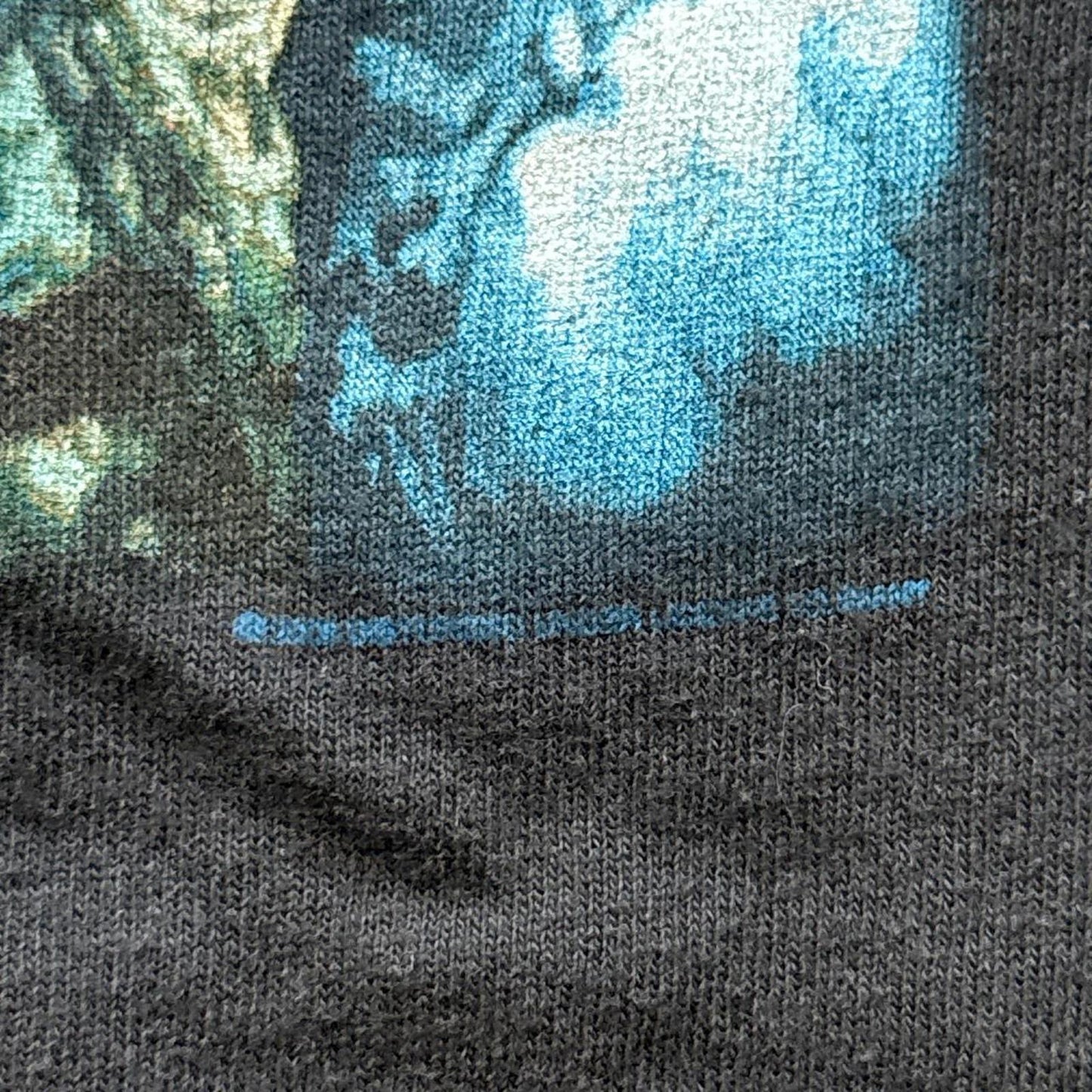 Disturbed Licensed Metal Band 2005 Giant Tag Navy & Red   [COPY]