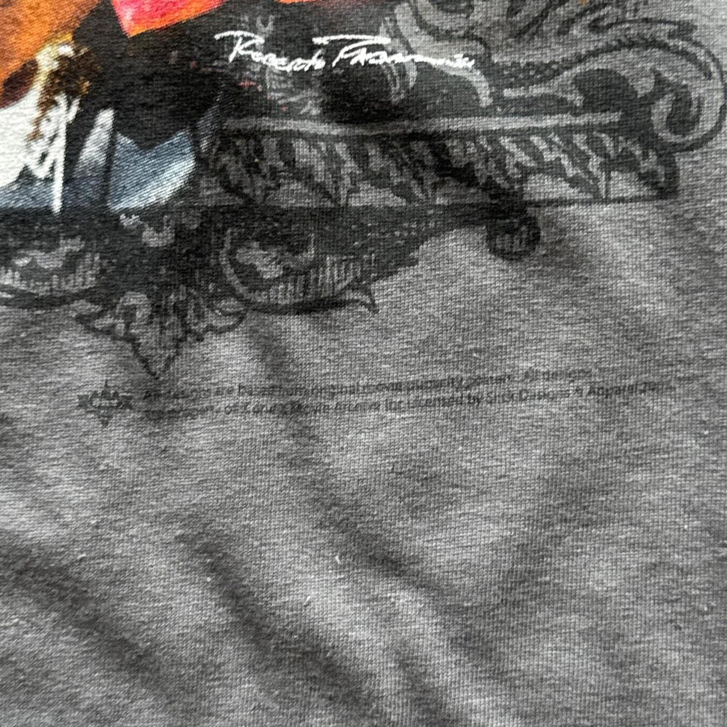 Jimi Hendrix Vintage Y2k 2007 Rock Music Faded Grey T-Shirt [COPY]
