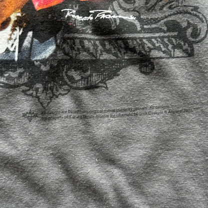 Jimi Hendrix Vintage Y2k 2007 Rock Music Faded Grey T-Shirt [COPY]
