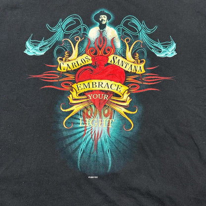 Carlos Santana Embrace Your Light 2005 Tour Y2k T-Shirt [COPY]