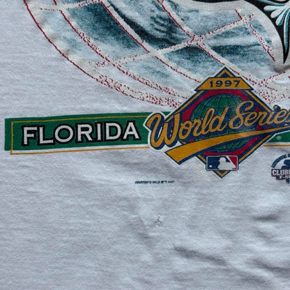 Starter 1997 Marlins National League Champs 90s T-Shirt  [COPY]