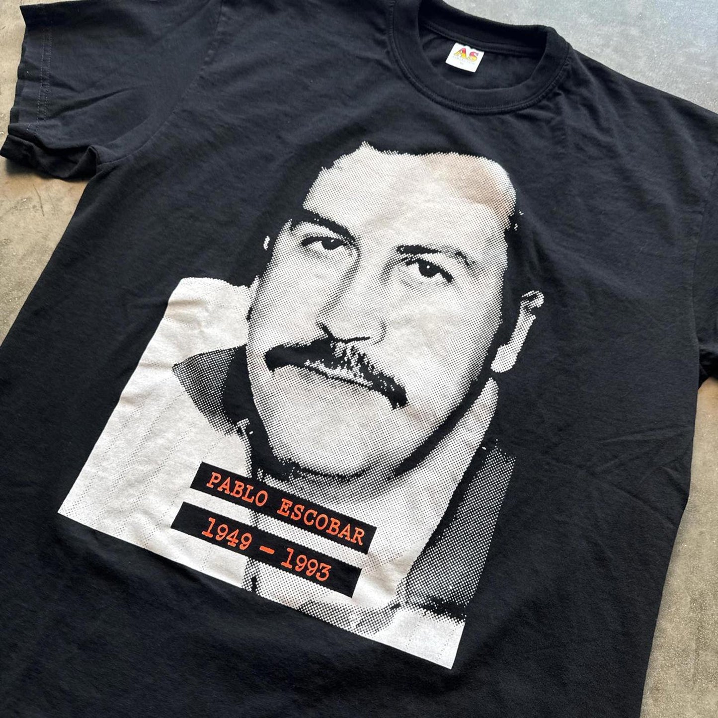Pablo Escobar Ganster Graphic T-Shirt Double Sleeve [COPY]