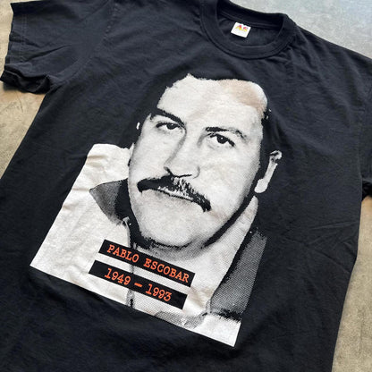Pablo Escobar Ganster Graphic T-Shirt Double Sleeve [COPY]