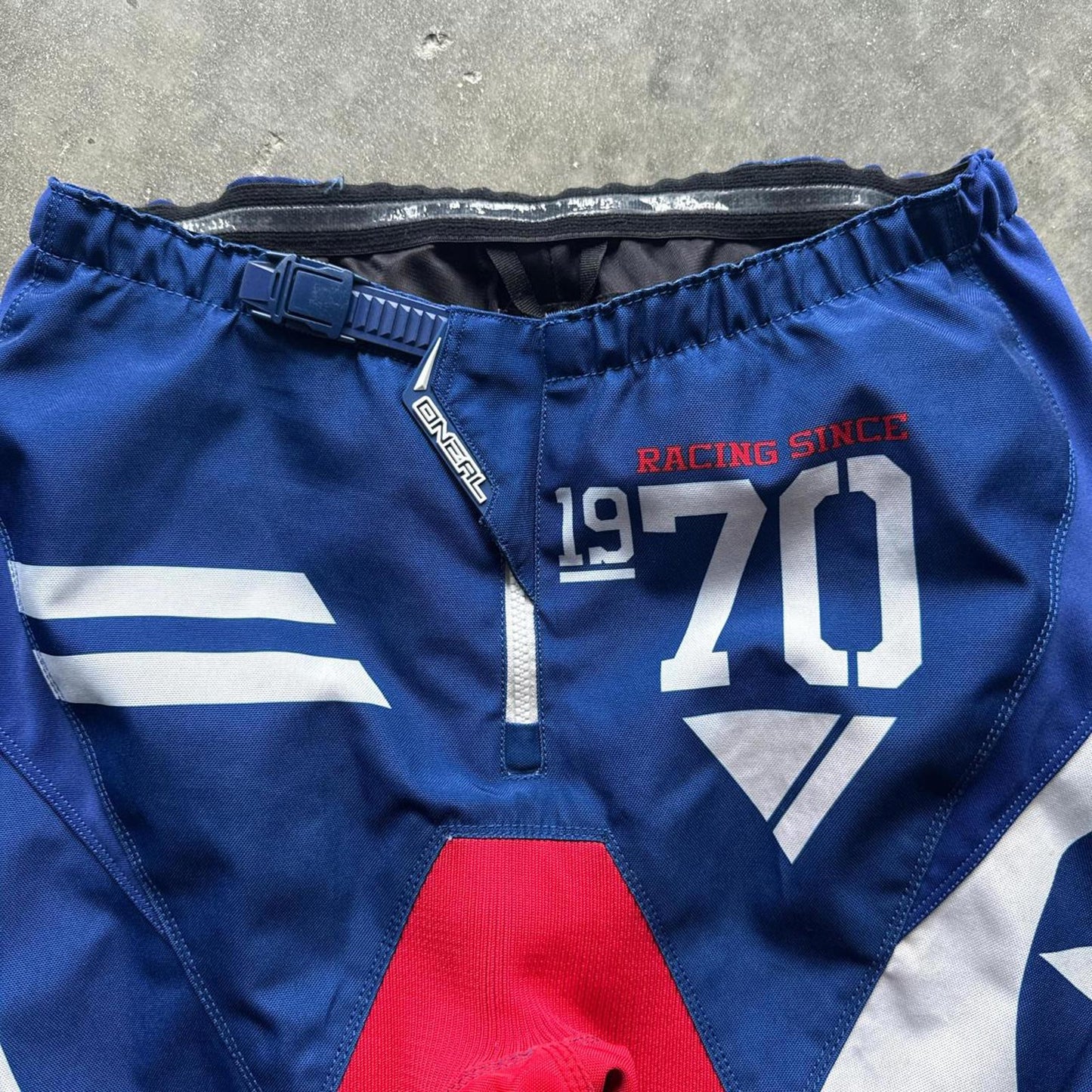 Rare Vintage Y2k Racing Motorcross Blue & White Pants  [COPY]
