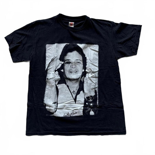 Hector Lavoe "Beat Up" Black & White Y2k T-Shirt  [COPY]