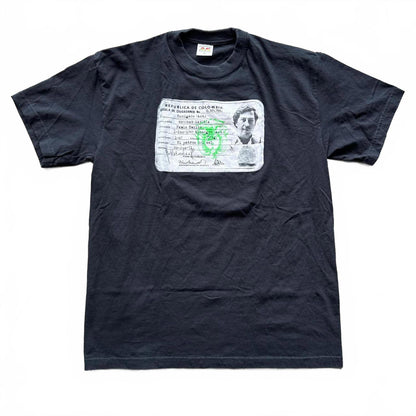 Pablo Escobar Gangster "Identification" Y2k Crime T-Shirt  [COPY]