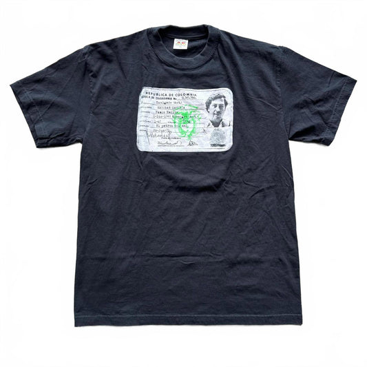 Pablo Escobar Gangster "Identification" Y2k Crime T-Shirt  [COPY]
