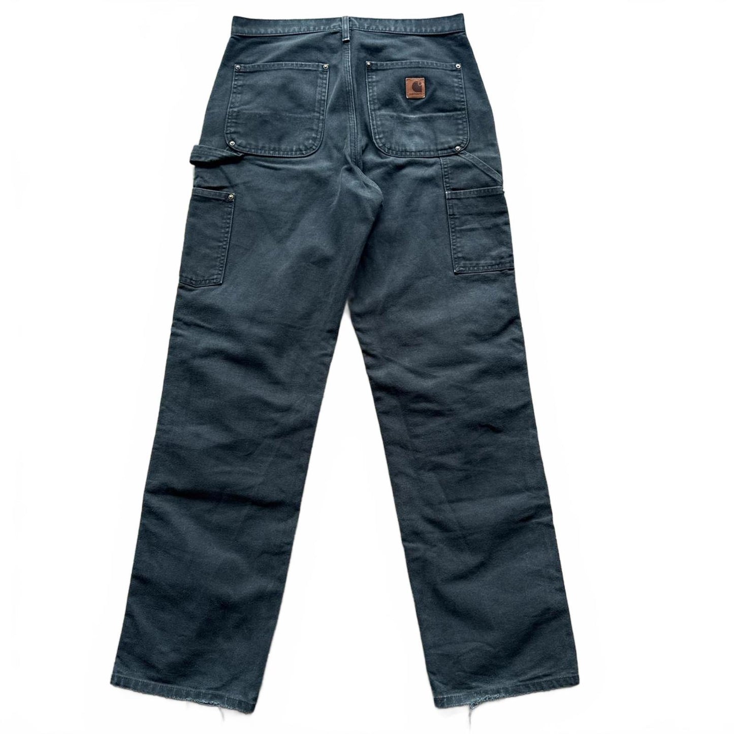 Black Carhartt Carpanter Double Knee Vintage Y2k Cargo Pants [COPY]