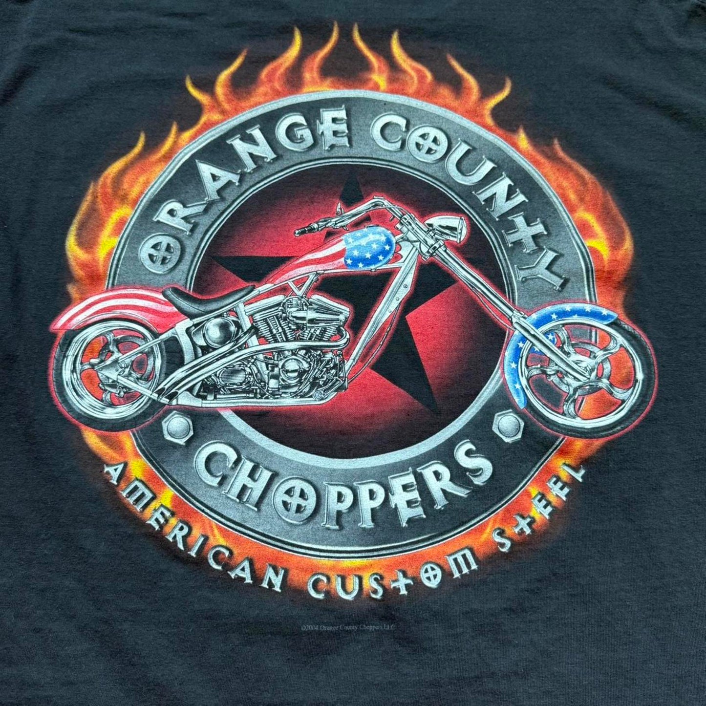 Orange County Choppers Flames Vintage Y2K Graphic T-shirt  [COPY]