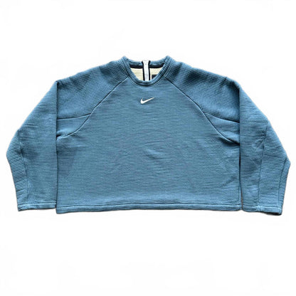 Nike Crop Top Crewneck Sweatshirt Embroidered Swoosh  [COPY]