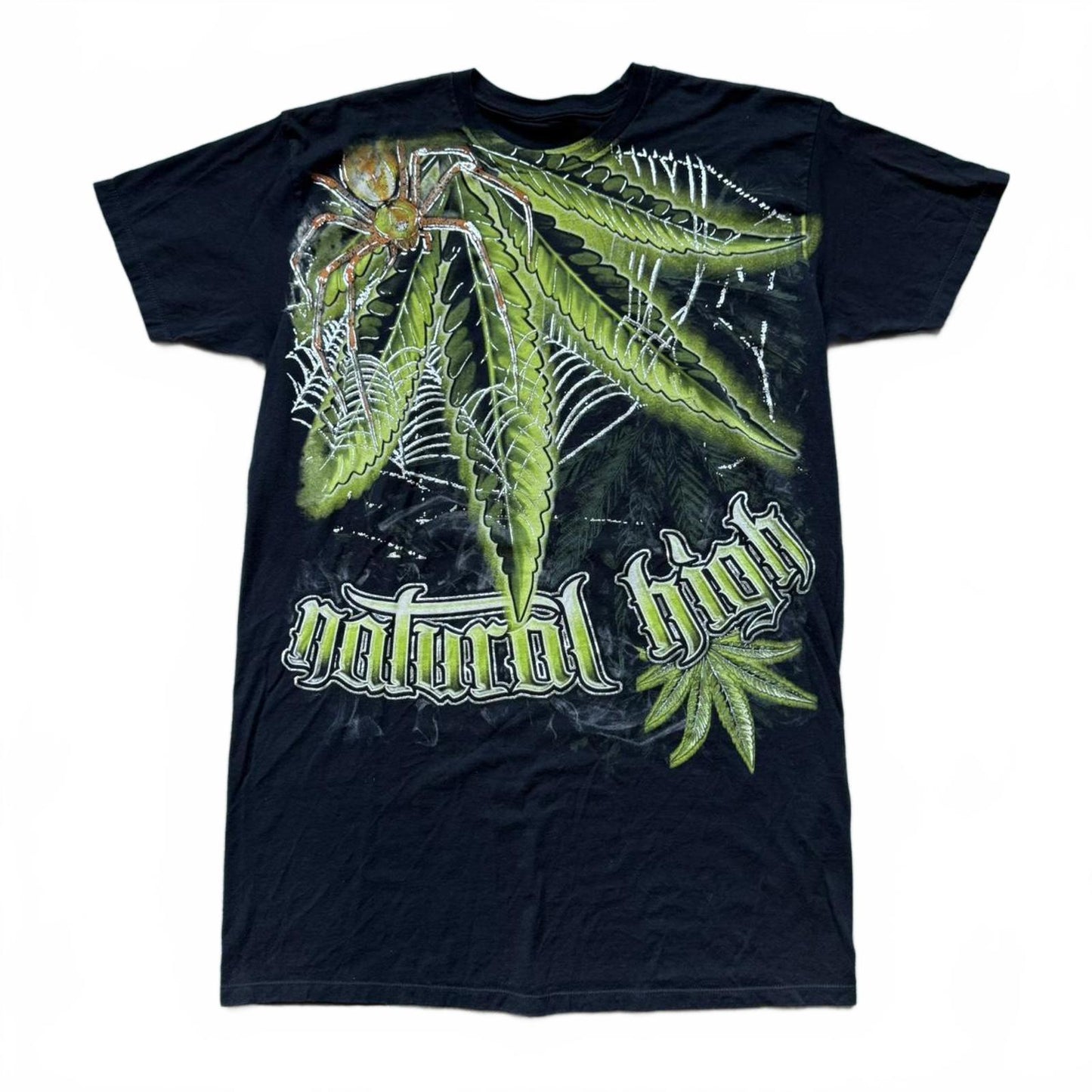 Weed & Spider “Natural High” Y2K Graphic T-shirt  [COPY]