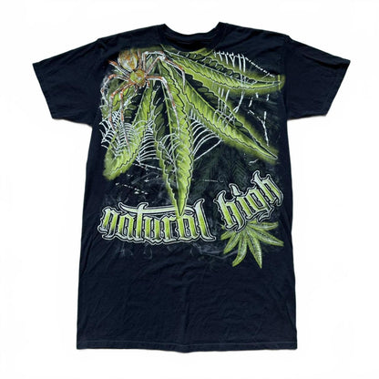 Weed & Spider “Natural High” Y2K Graphic T-shirt  [COPY]