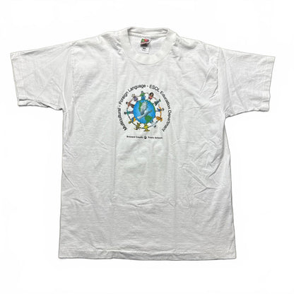 ESL Education 1990's Vintage Y2k Graphic T-Shirt [COPY]