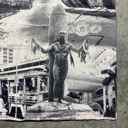 Vintage 90's All Over Print 1999 Hawaii Faded T-shirt [COPY]