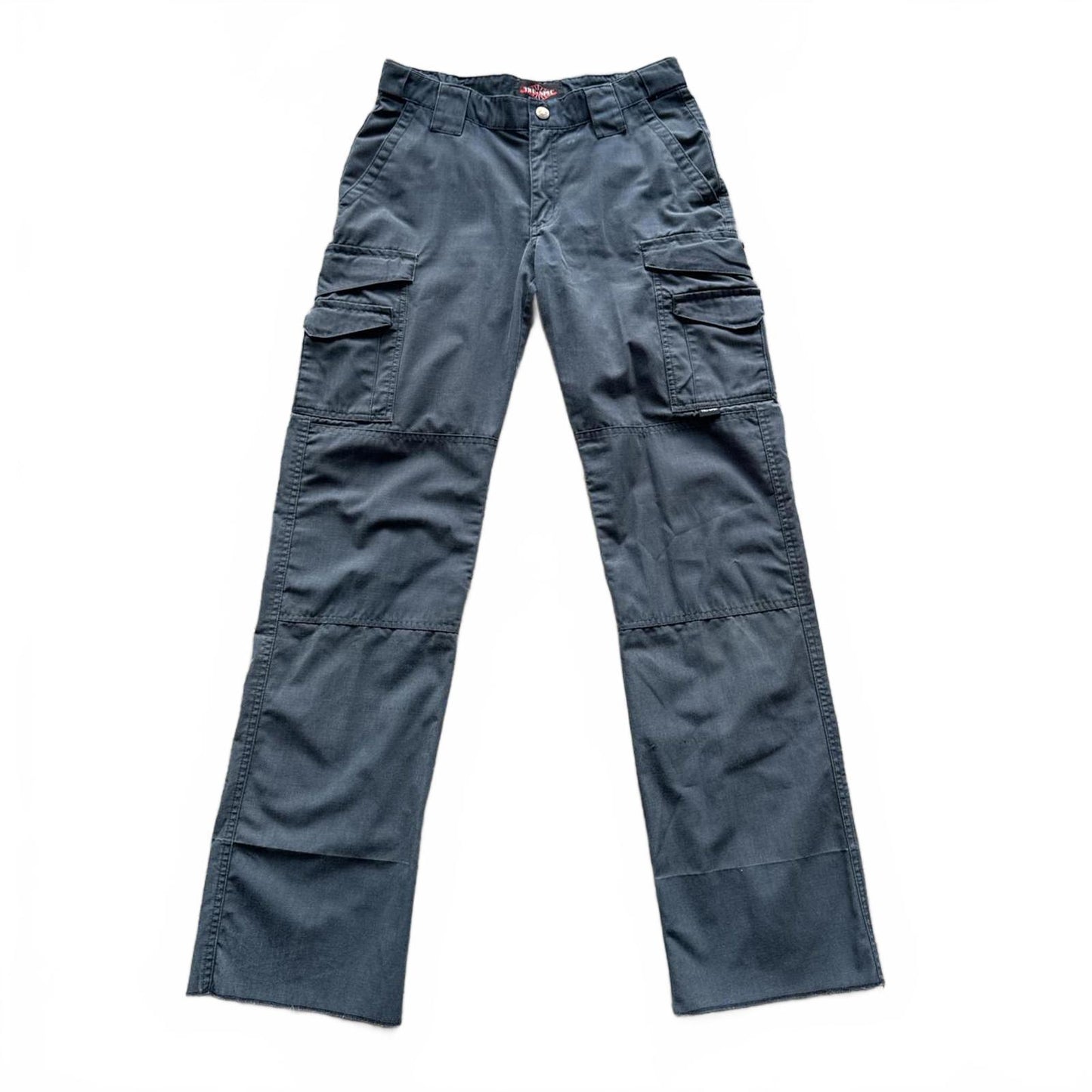 Tech Wear Utility True Spec Skater Black Faded Cargo Pants [COPY]