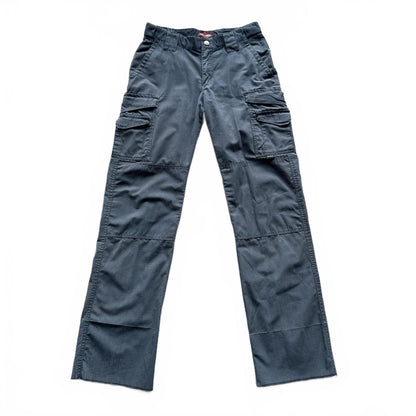 Tech Wear Utility True Spec Skater Black Faded Cargo Pants [COPY]