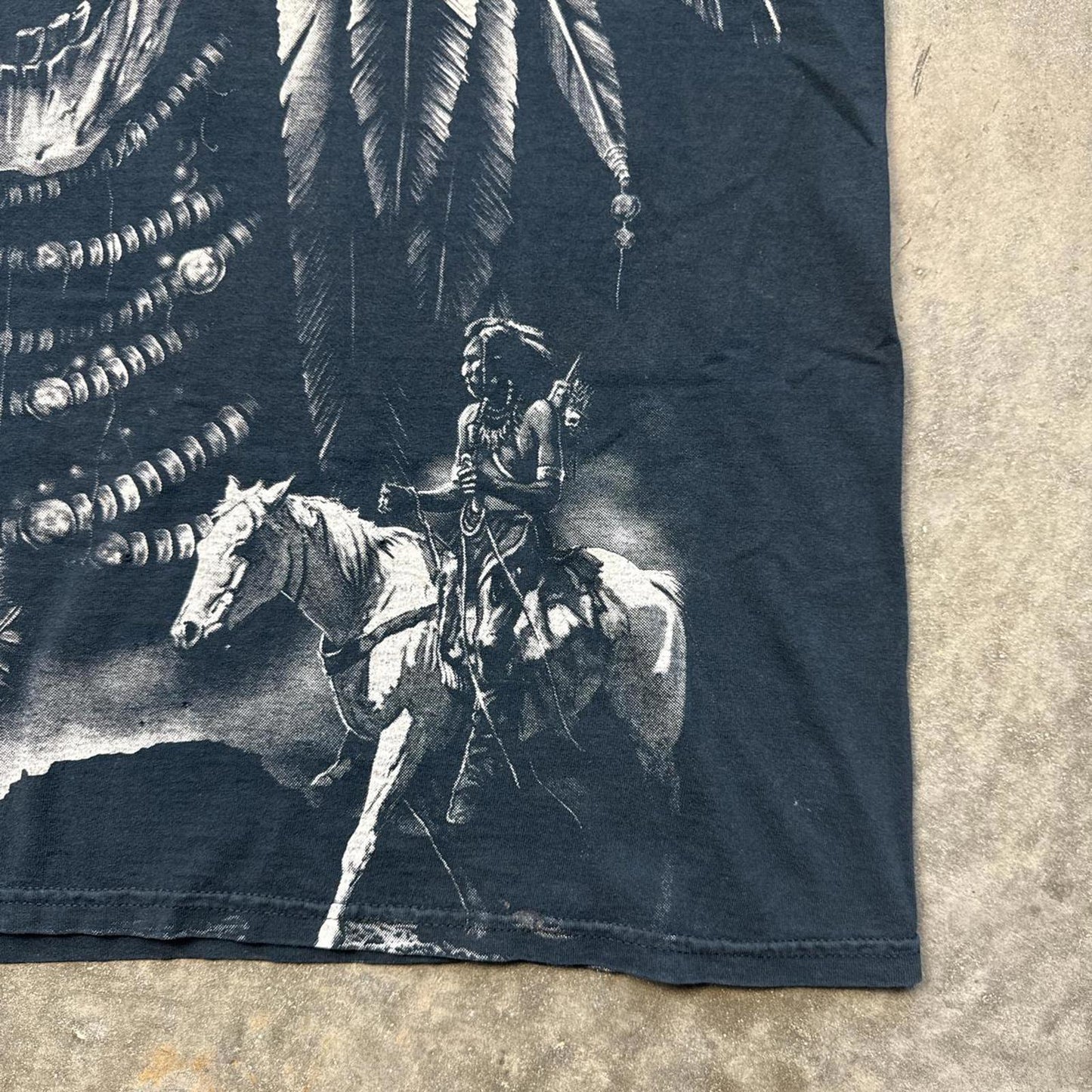 Native All Over Print Vintage Y2k Graphic T-Shirt  [COPY]