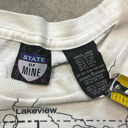 California Map Vintage All Over Print Graphic T-Shirt [COPY]