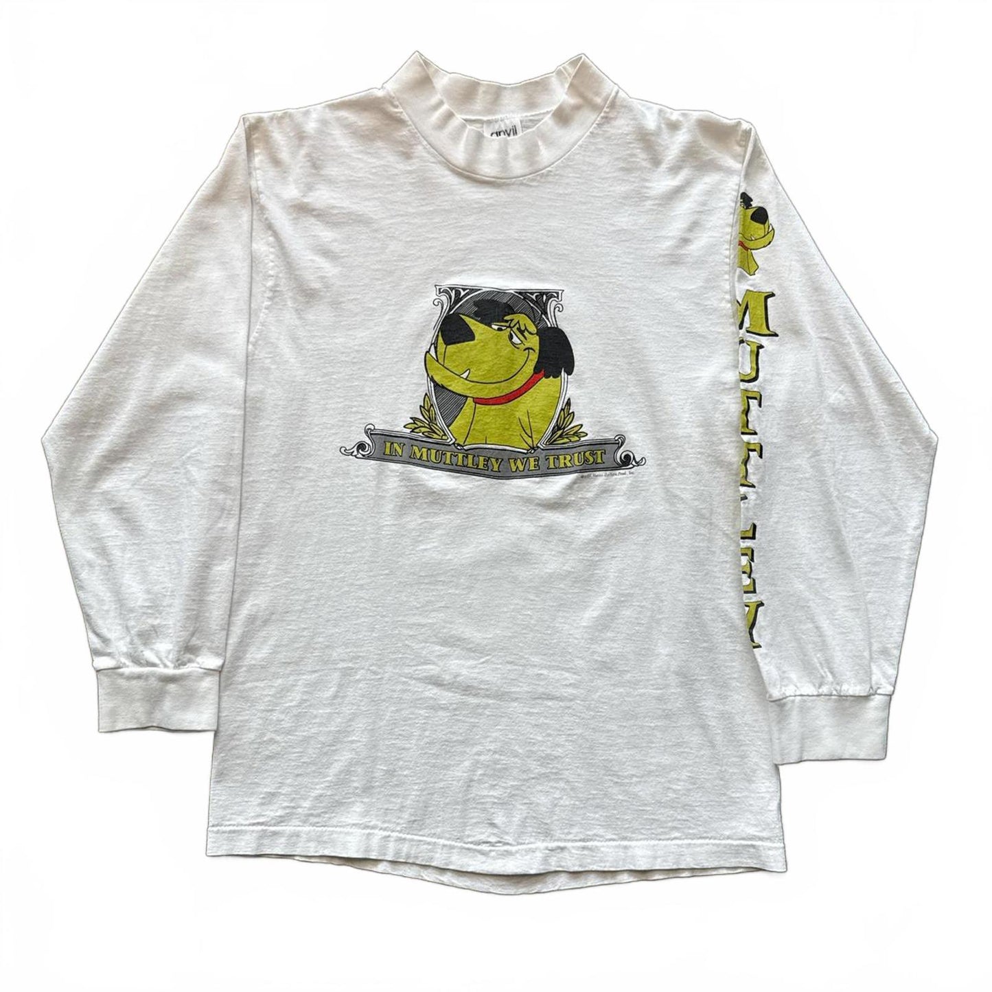 In Muttley We Trust Vintage Cartoon 1991 Long Sleeve T-Shirt [COPY]