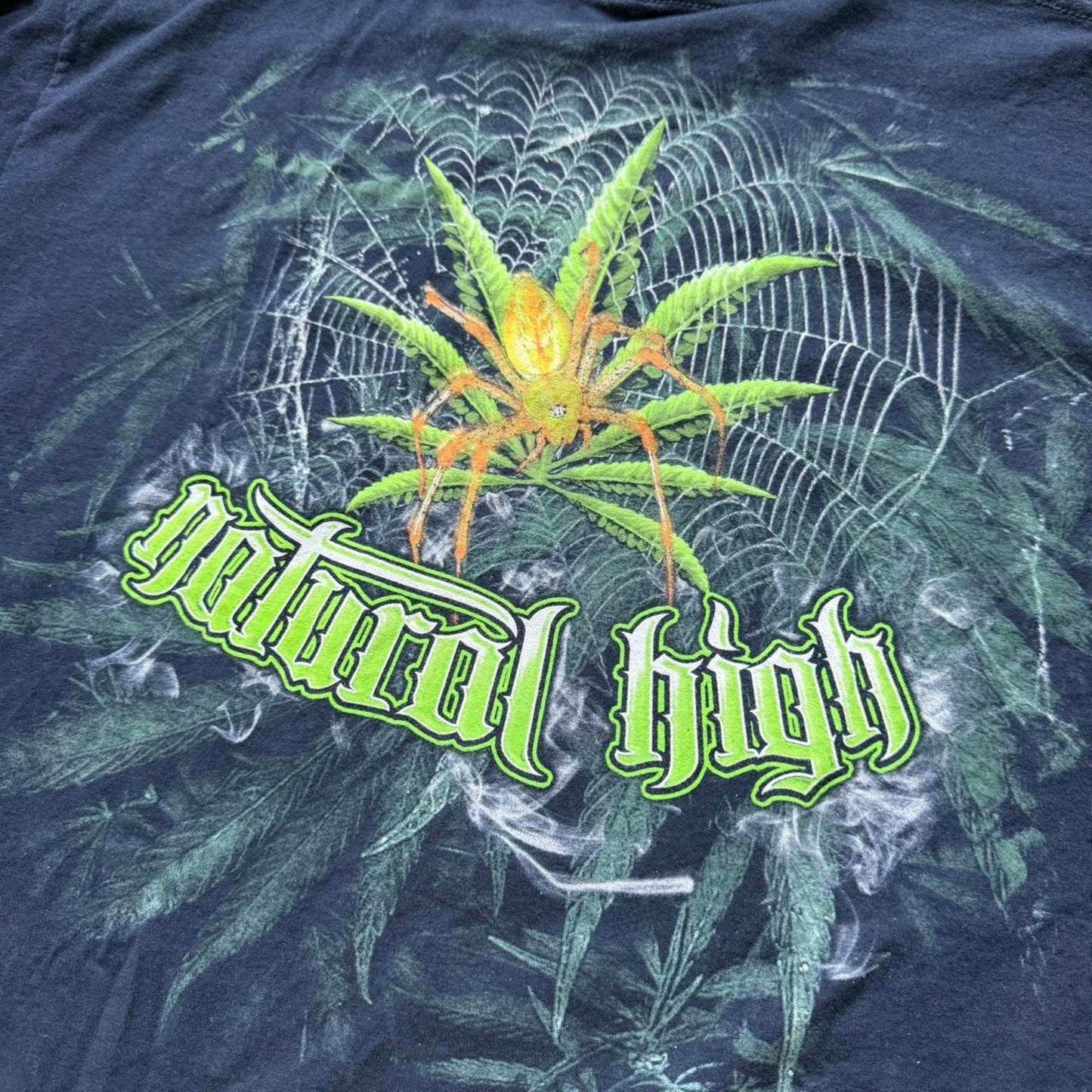 Weed & Spider “Natural High” Y2K Graphic T-shirt  [COPY]