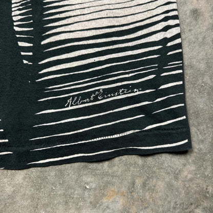 Albert Einstein All Over Front Print Vintage 90's T-Shirt [COPY]