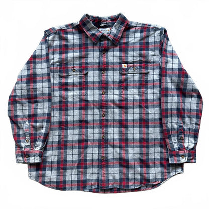 Carhartt Vintage Red & Blue Plaid Flannel Shirt [COPY]