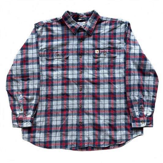 Carhartt Vintage Red & Blue Plaid Flannel Shirt [COPY]