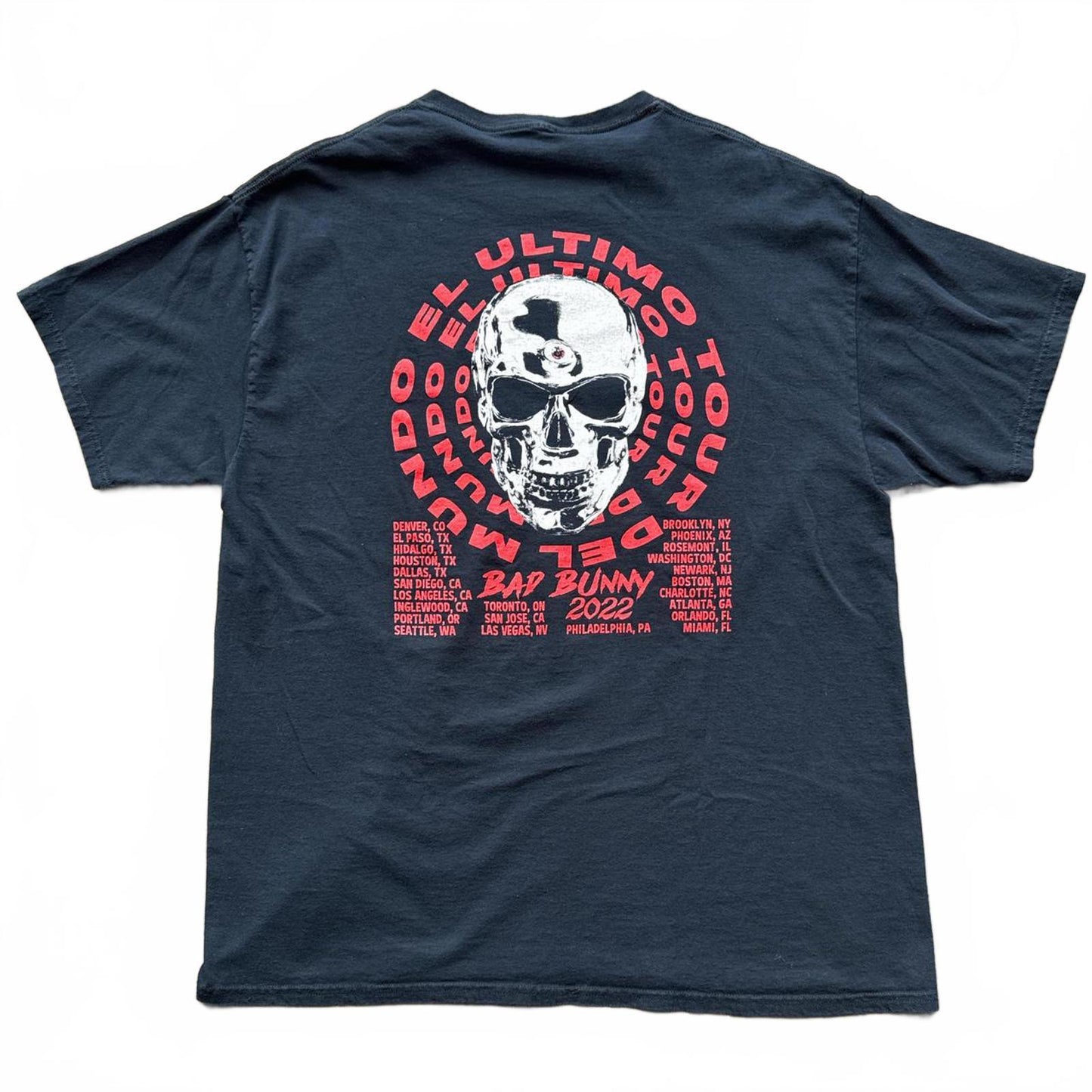 Bad Bunny 2022 "El Ultimo Tour Del Mundo" Tour T-Shirt [COPY]